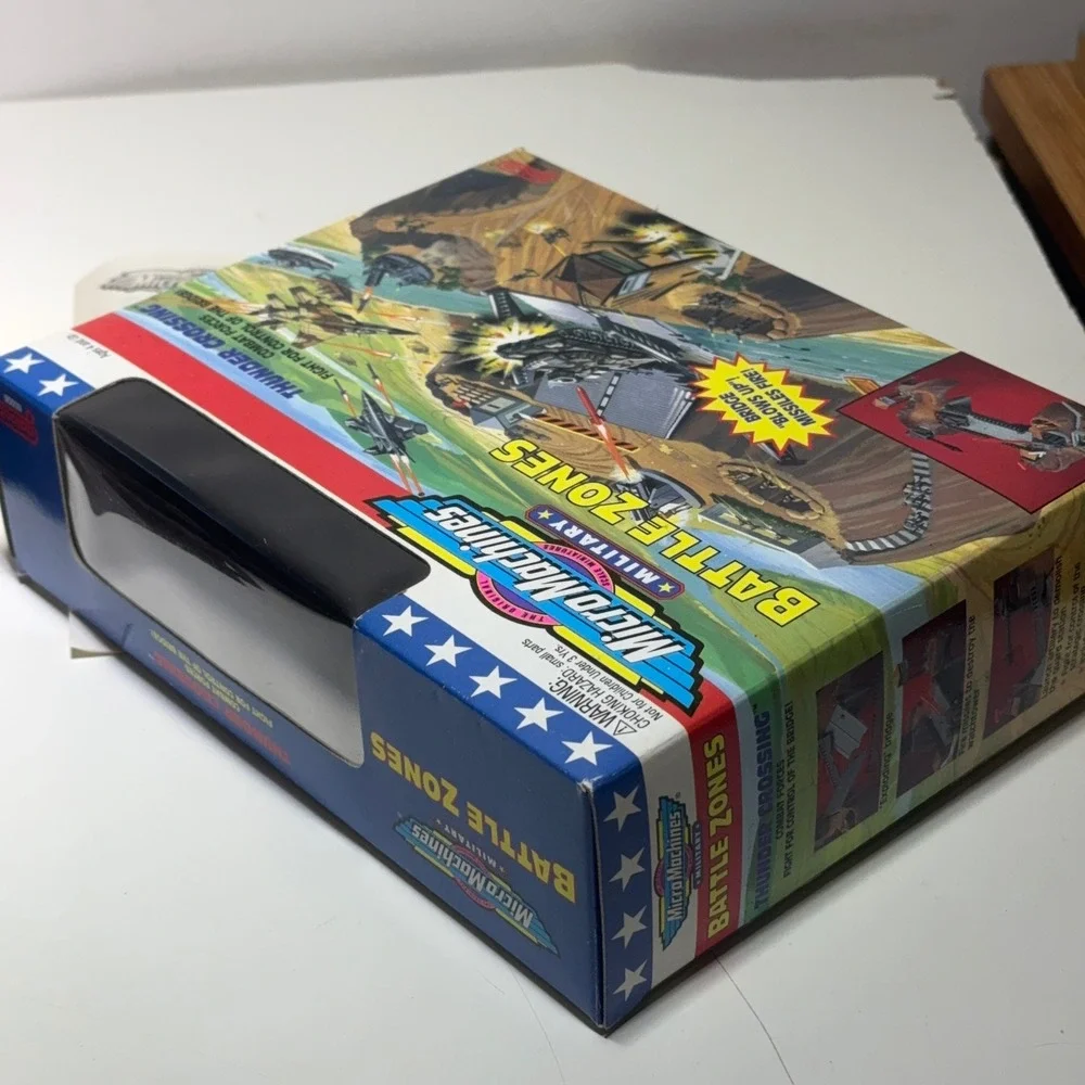 Galoob Micro Machines Military Battle Zones Thunder Crossing Playset complete